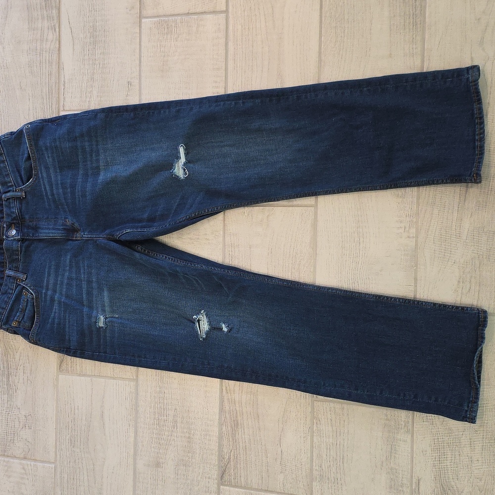 Banana Republic Athletic Men's Size 34x30 Relaxed Straight Leg Distressed